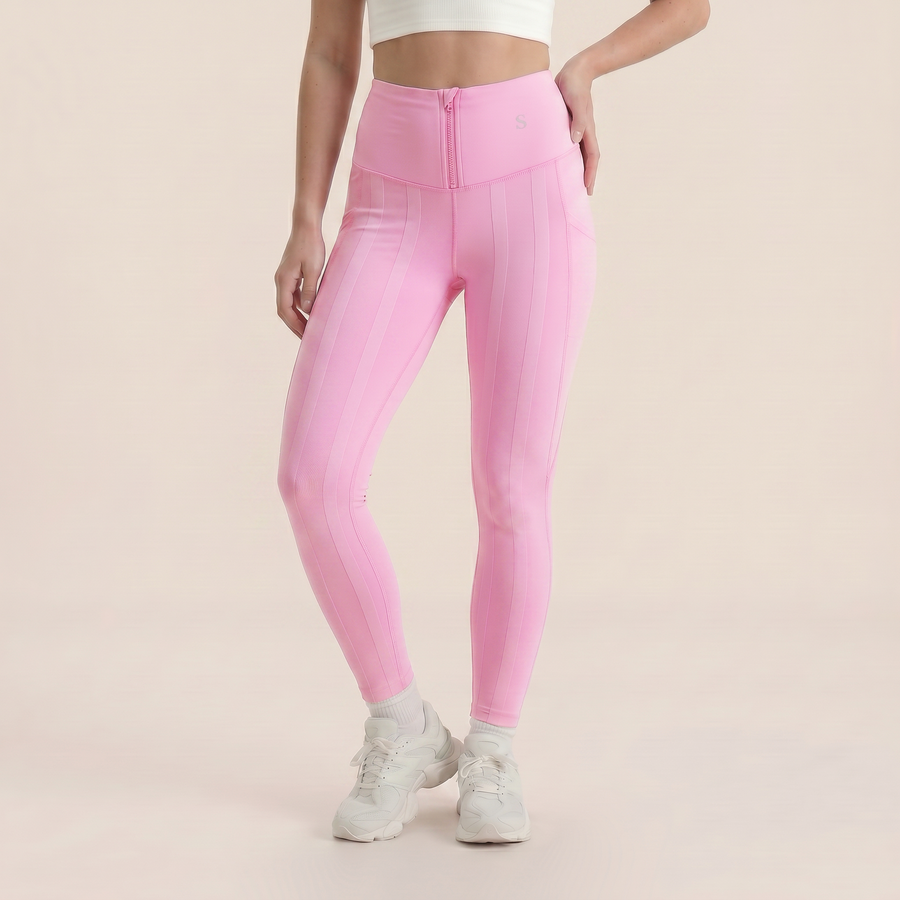Corset Resistance Band Leggings - Spring Colors