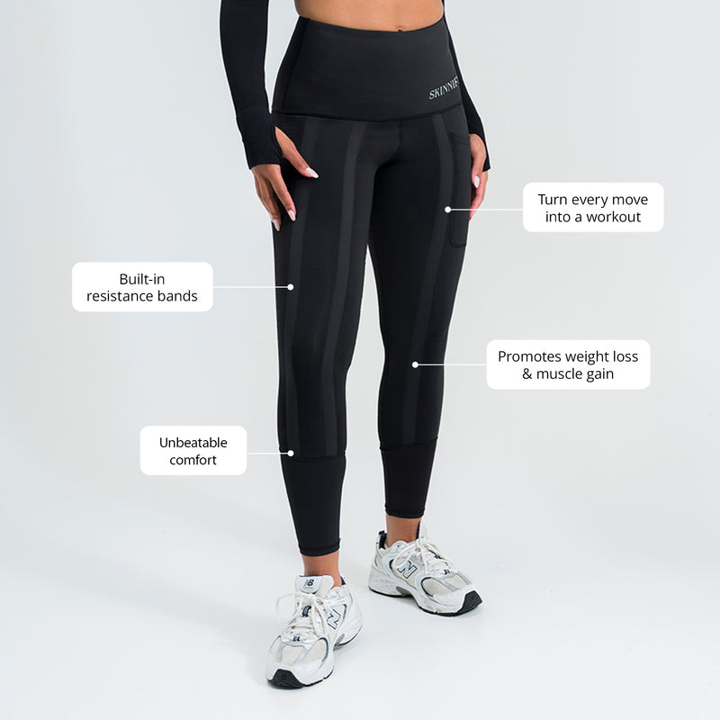2 x Resistance Band Leggings (Buy 1 & Get 1 Free)