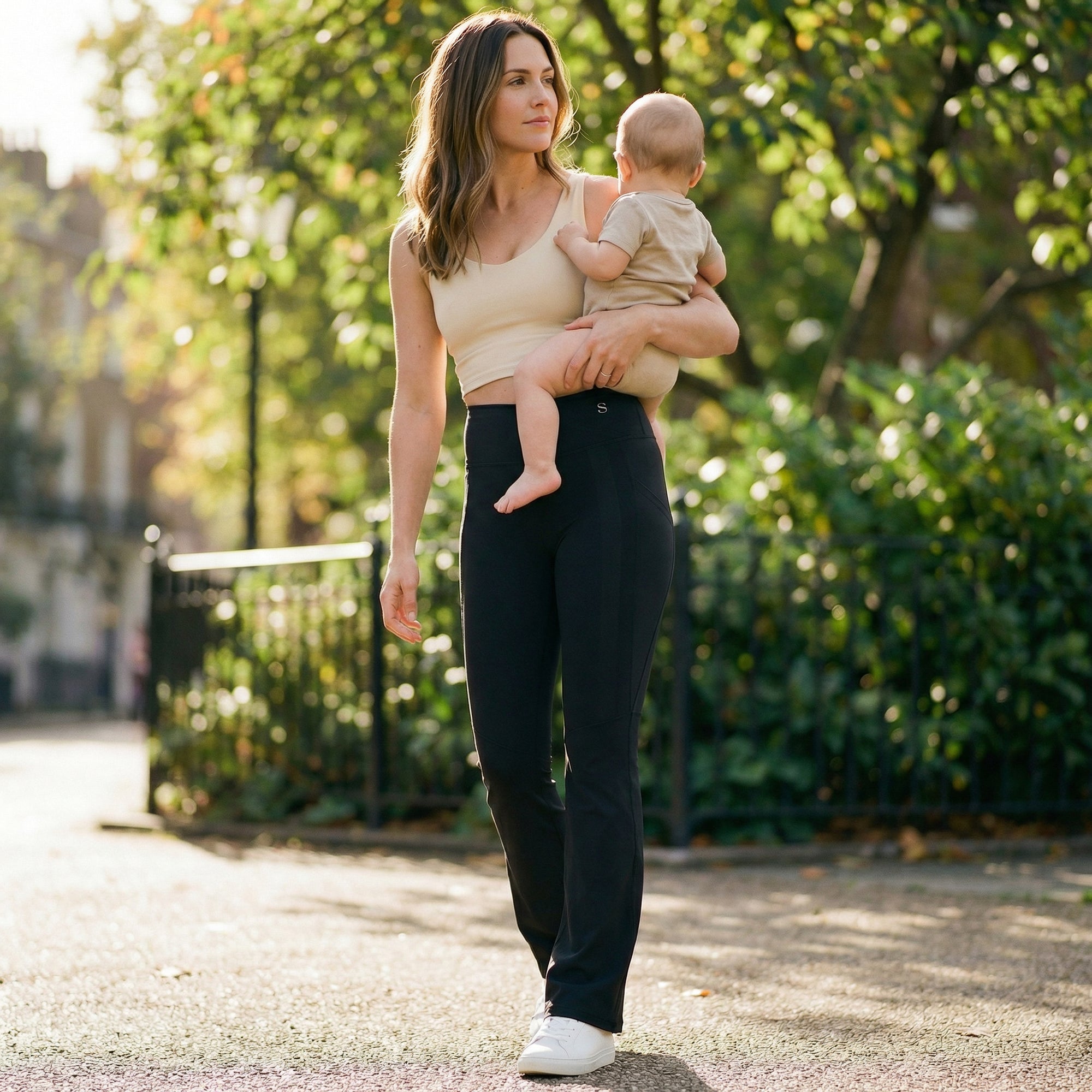 Flared Resistance Band Leggings