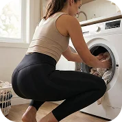 Premium squat-proof fabric.
